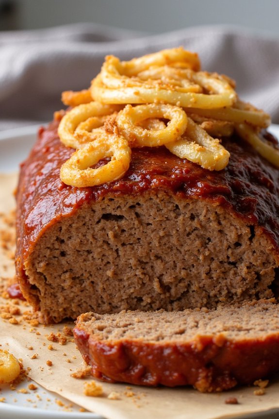 classic meatloaf with barbecue twist
