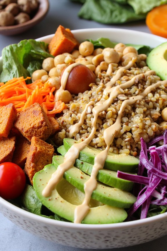 colorful nutritious buddha bowl
