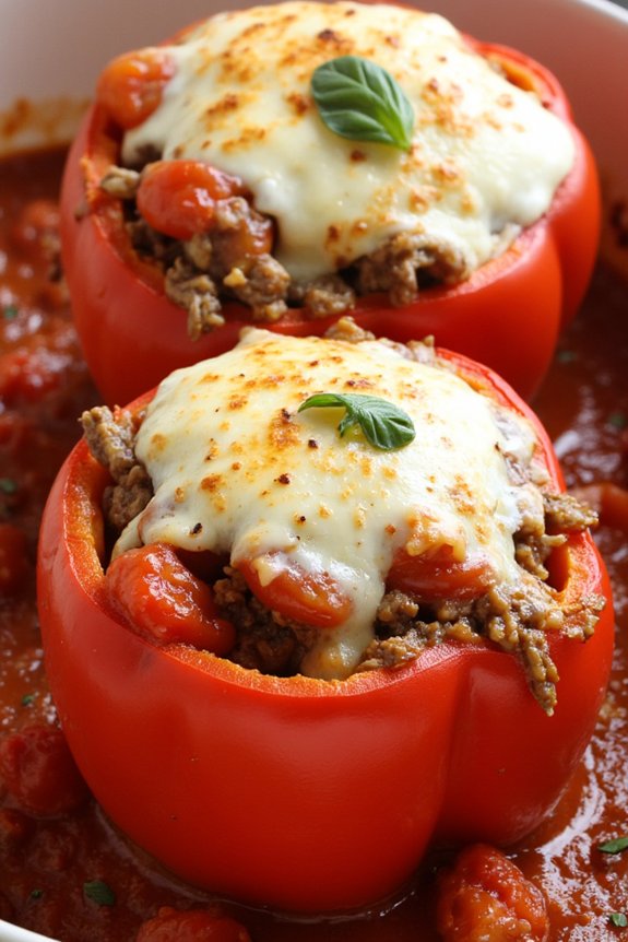 colorful stuffed bell peppers