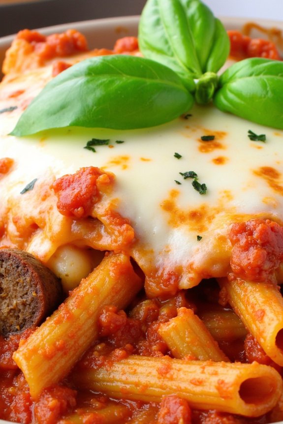 comforting baked ziti recipe