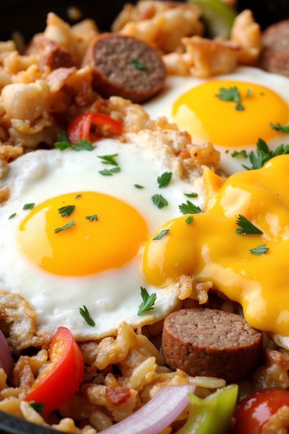 comforting breakfast for dinner