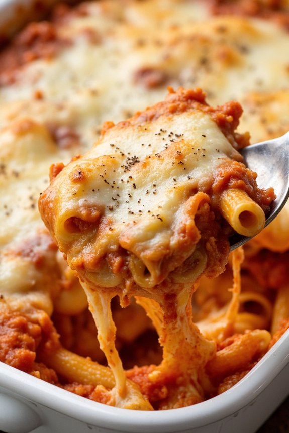 comforting cheesy pasta dish