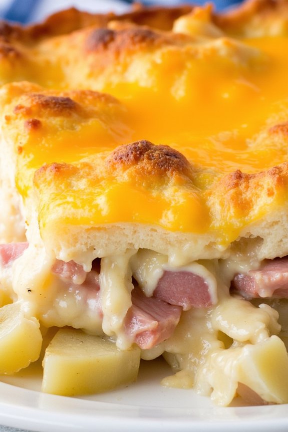 comforting cheesy potato casserole
