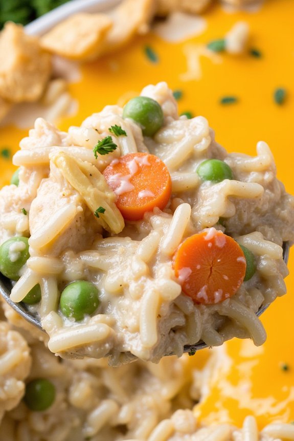 comforting chicken and rice