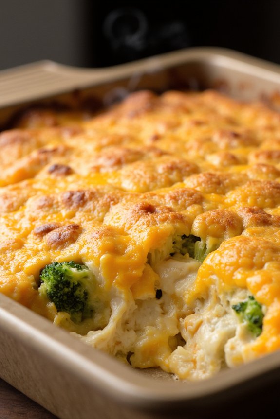 comforting chicken broccoli casserole