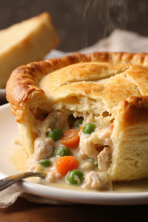 comforting chicken pot pie