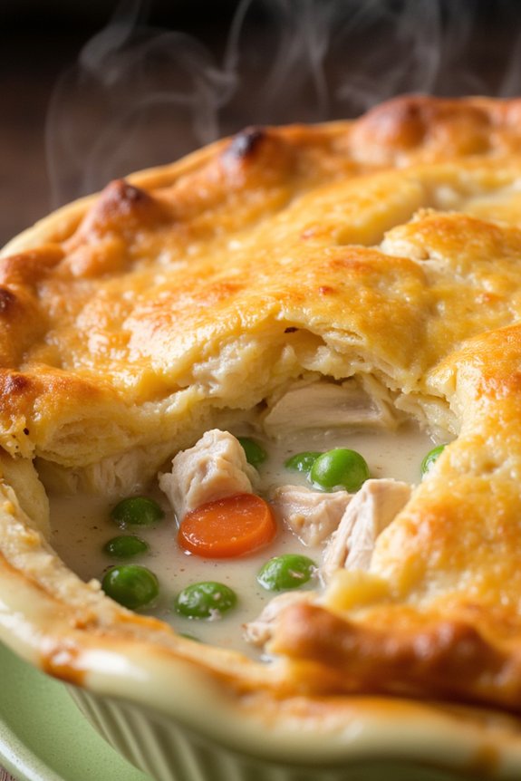 comforting chicken pot pie