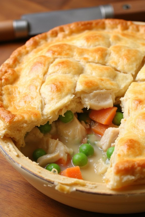 comforting chicken pot pie