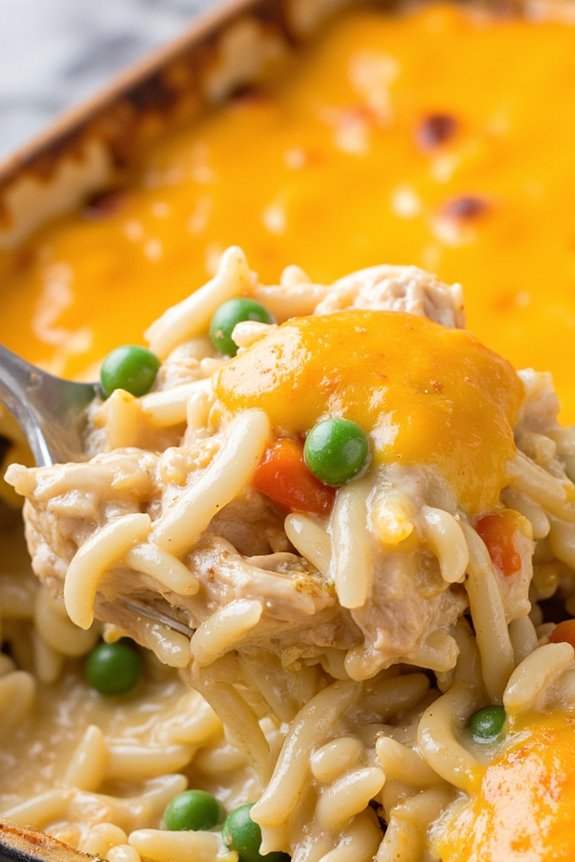 comforting chicken rice casserole