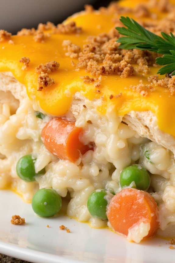comforting chicken rice casserole
