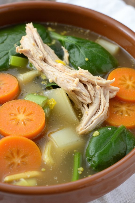 comforting chicken vegetable soup