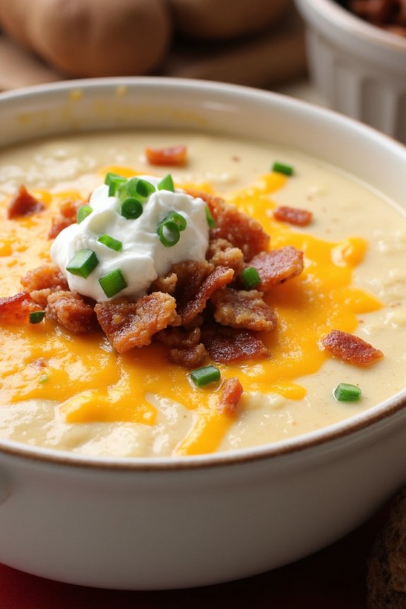 comforting creamy potato soup