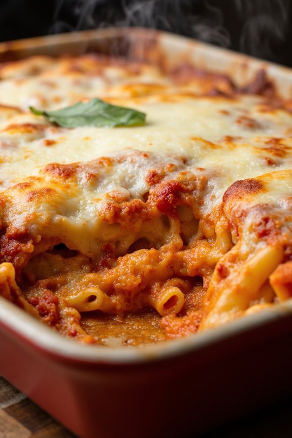 comforting flavorful baked pasta