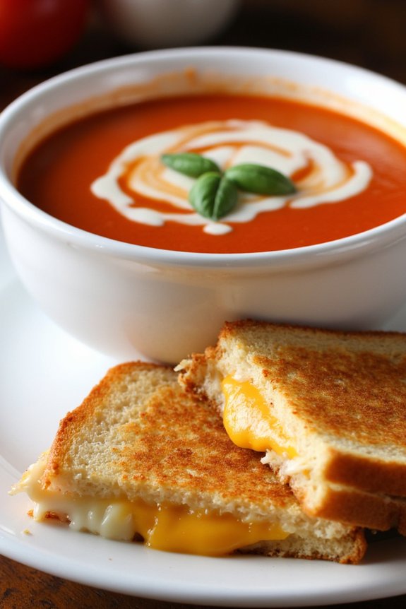 comforting grilled cheese duo