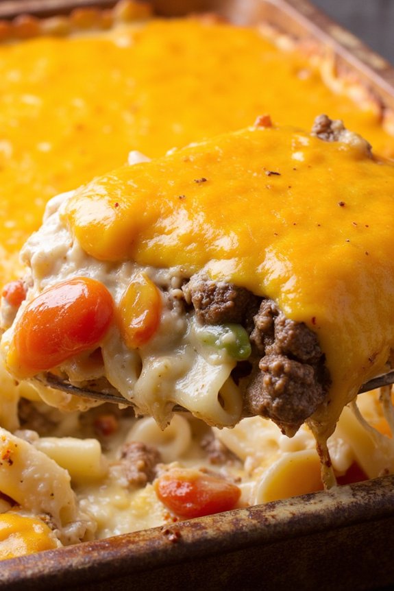 comforting hamburger casserole recipe