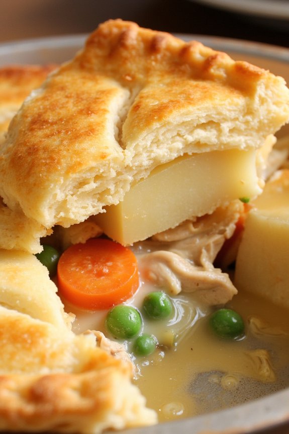 comforting homemade chicken potpie