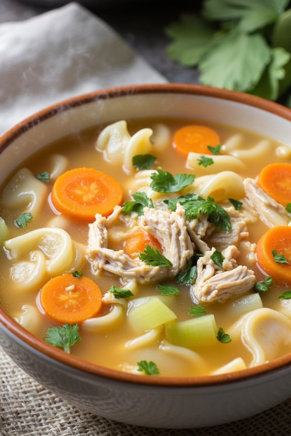 comforting instant pot chicken soup