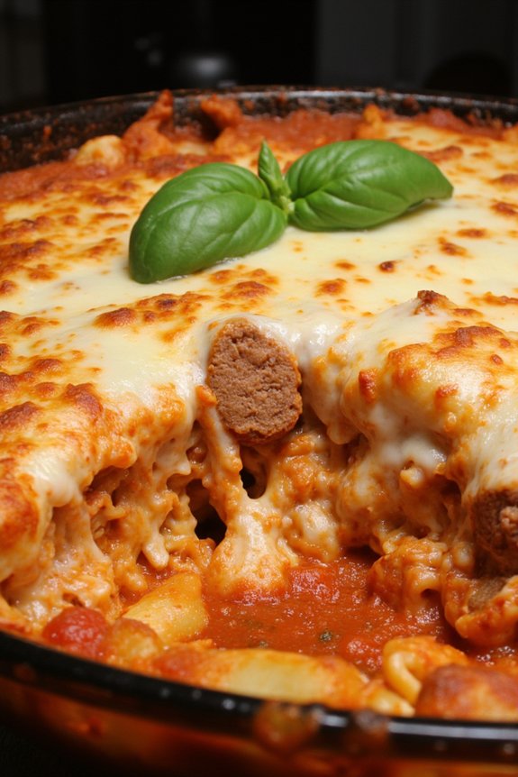 comforting italian sausage casserole