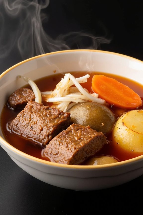 comforting meat and potatoes stew