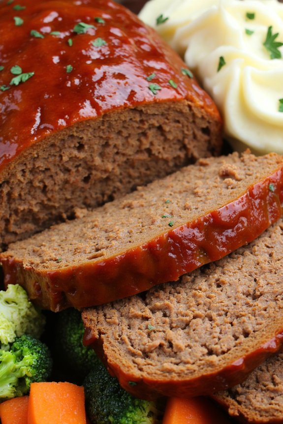 comforting meatloaf with enhancements