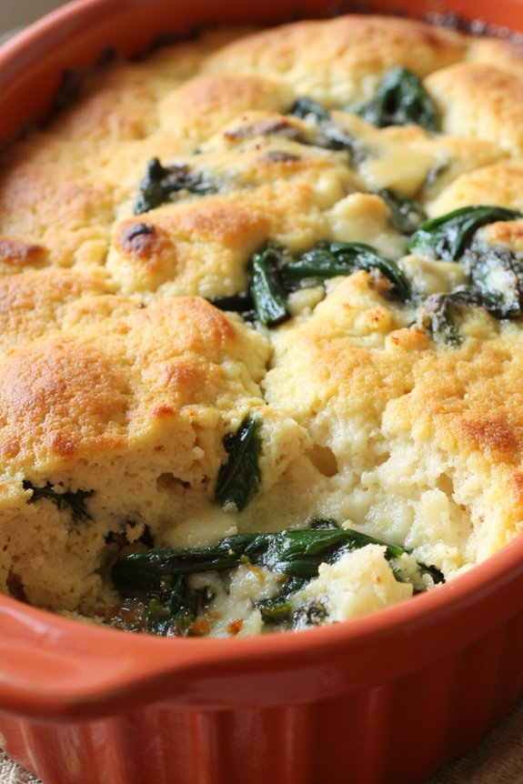 comforting savory bread pudding