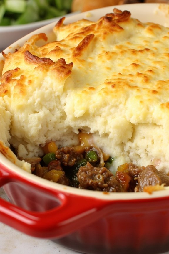 comforting savory meat pie