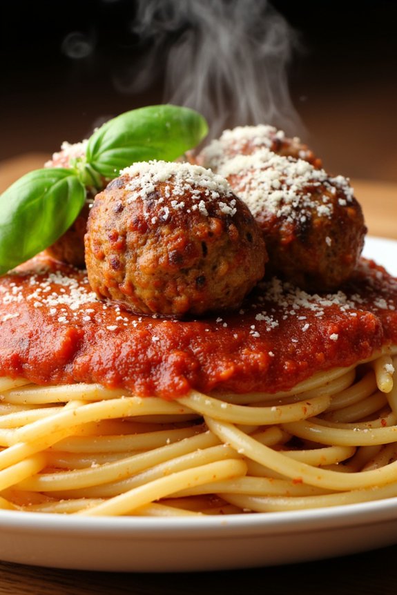 comforting spaghetti meatballs recipe