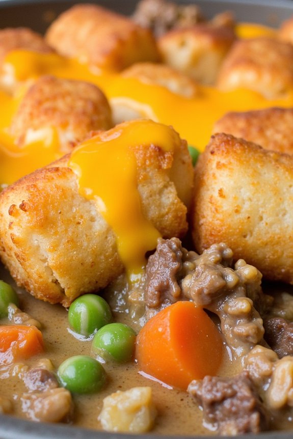 comforting tater tot casserole