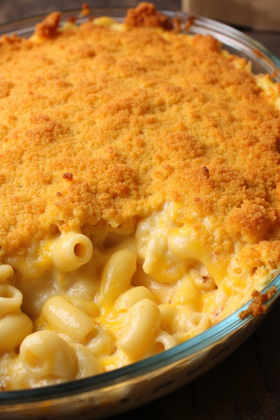 creamy baked macaroni cheese