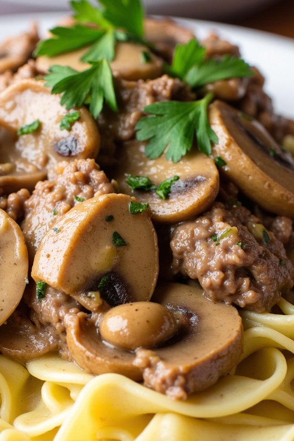 creamy beef comfort dish