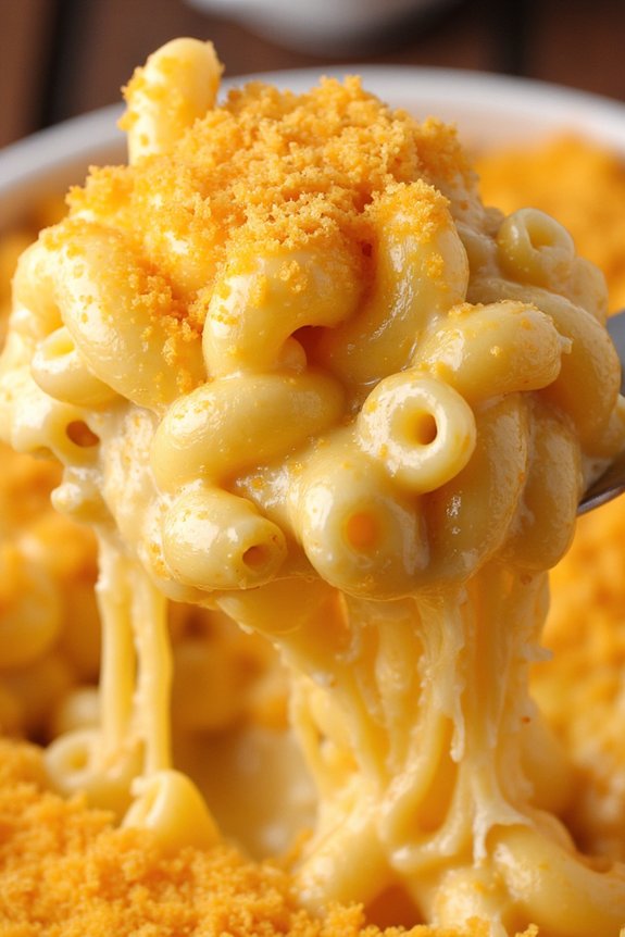 creamy cheesy comfort food