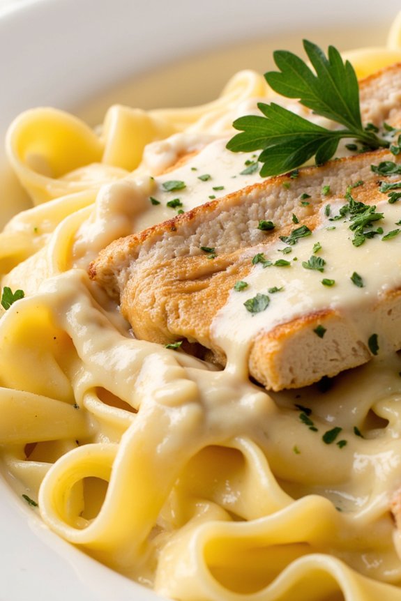 creamy chicken alfredo delight