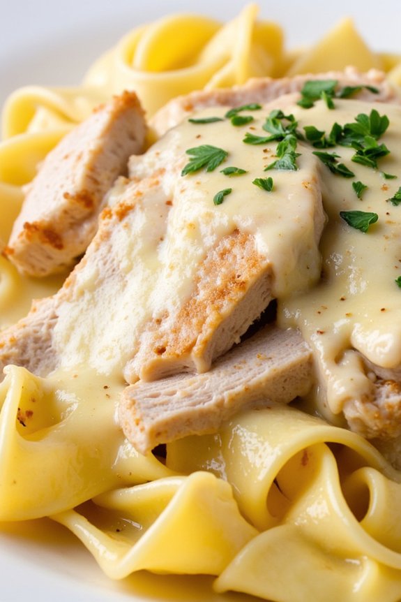 creamy chicken alfredo delight