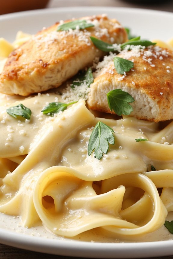 creamy chicken alfredo delight