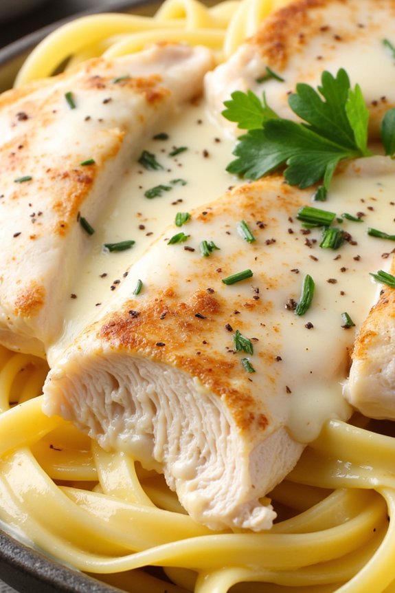 creamy chicken alfredo recipe