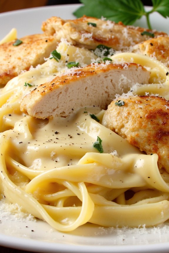 creamy chicken alfredo recipe