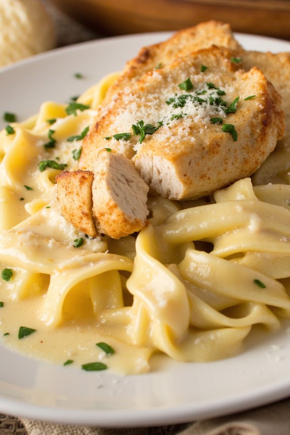 creamy chicken alfredo recipe