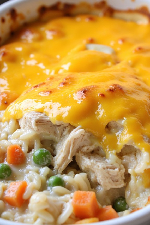 creamy chicken rice casserole