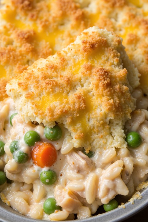 creamy chicken rice casserole