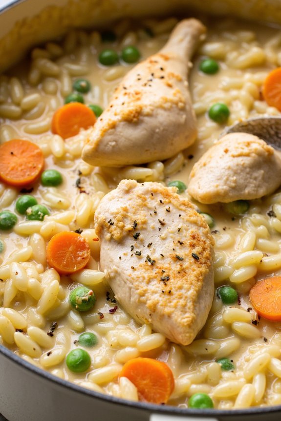 creamy chicken rice recipe