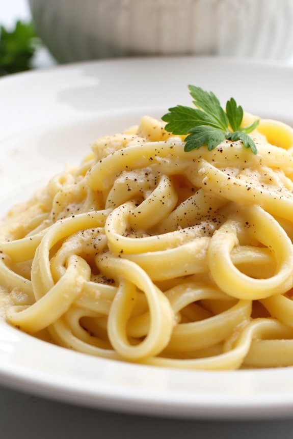 creamy fettuccine alfredo recipe