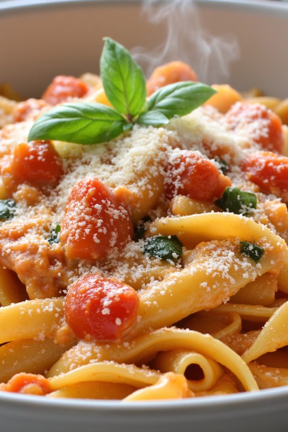 creamy flavorful quick pasta