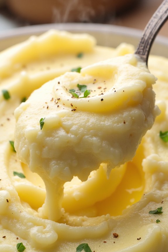 creamy garlic mashed potatoes