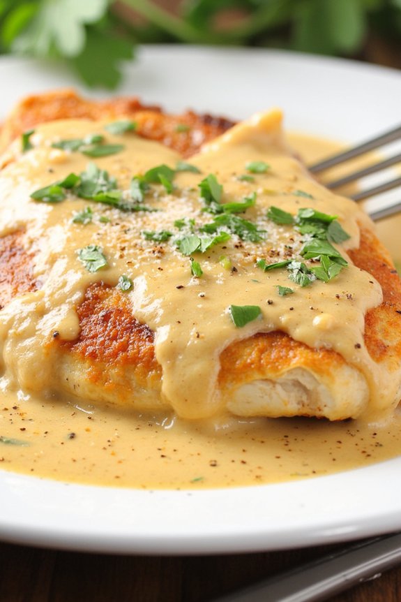 creamy garlic parmesan chicken