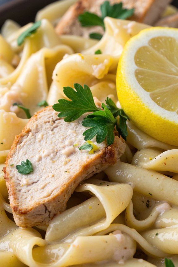 creamy lemon herb chicken