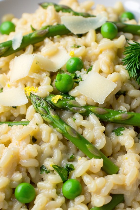 creamy lemon herb risotto