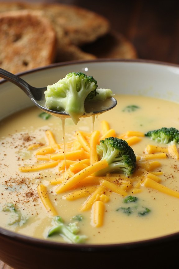 creamy low carb broccoli soup