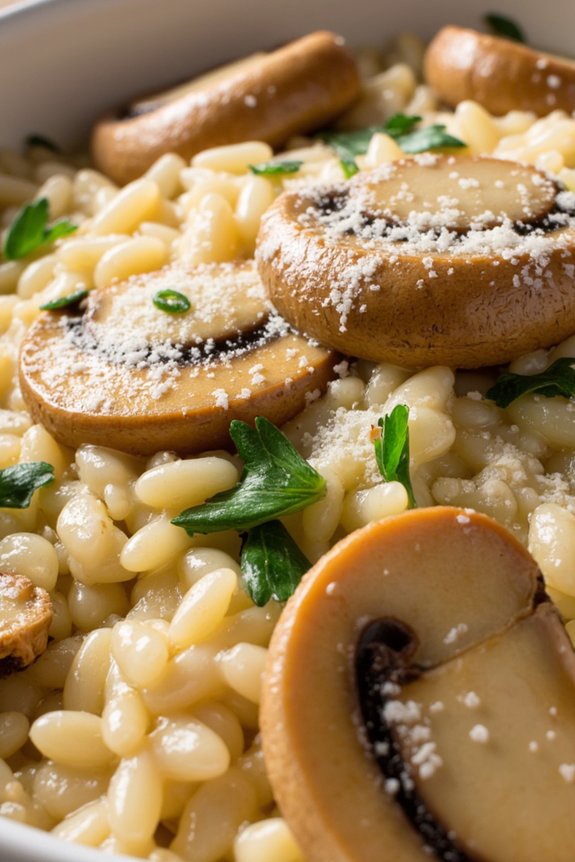 creamy mushroom risotto recipe