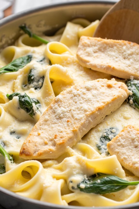 creamy one pot chicken alfredo