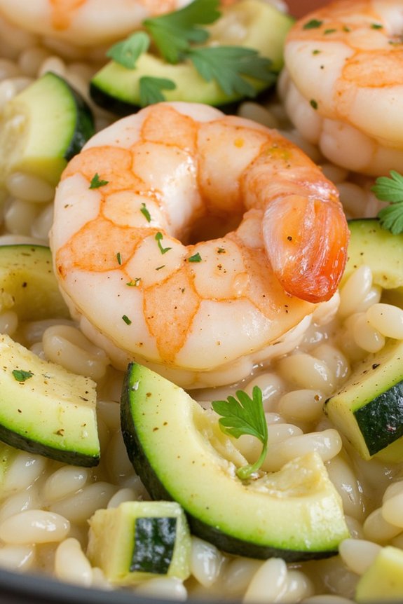 creamy one pot shrimp risotto